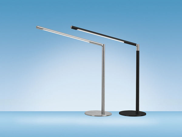 Metal Skrivebordslampe - Med Base og Transformbar arm - Hvid