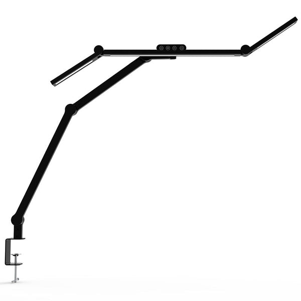 Skrivebordslampe - LED - Tranformerbar med svingarm - 1600 Lumen - Sort