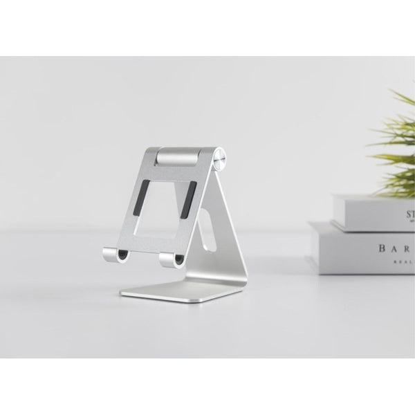 WERGON - Alba - iPhone / Smartphone / Tablet - Aluminium Foldbar Design holder 7-10" - Sølv