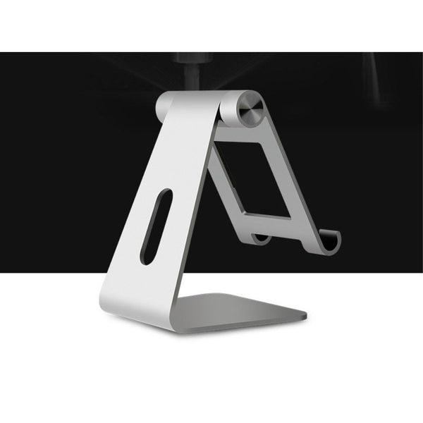 WERGON - Alba - iPhone / Smartphone / Tablet - Aluminium Foldbar Design holder 7-10" - Sølv