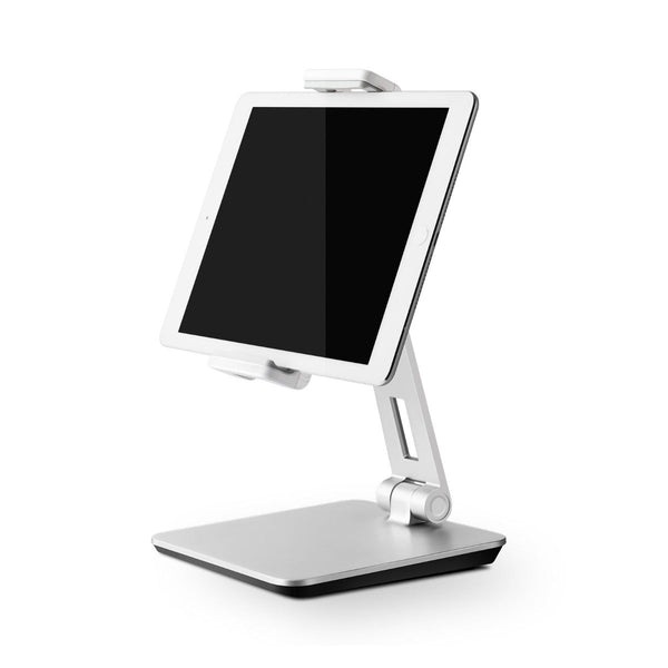 WERGON - Oslo - iPhone / Smartphone / Tablet - Aluminium Justerbar Design holder 7-13" - Sølv