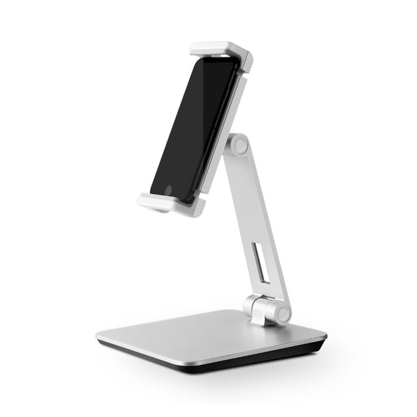 WERGON - Oslo - iPhone / Smartphone / Tablet - Aluminium Justerbar Design holder 7-13" - Sølv